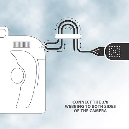 CHAMPKIA Camera Belt, Adjustable Strap DSLR Camera Neck Strap Belt Long Film Camera Shoulder Belt Compatible with DSLR, SLR Cameras Work for Men & Women
