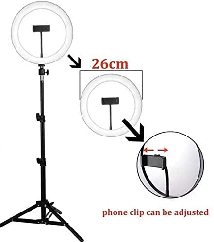 12" Ring Light with 70" Tripod Stand with Remote & Phone Holder Kit