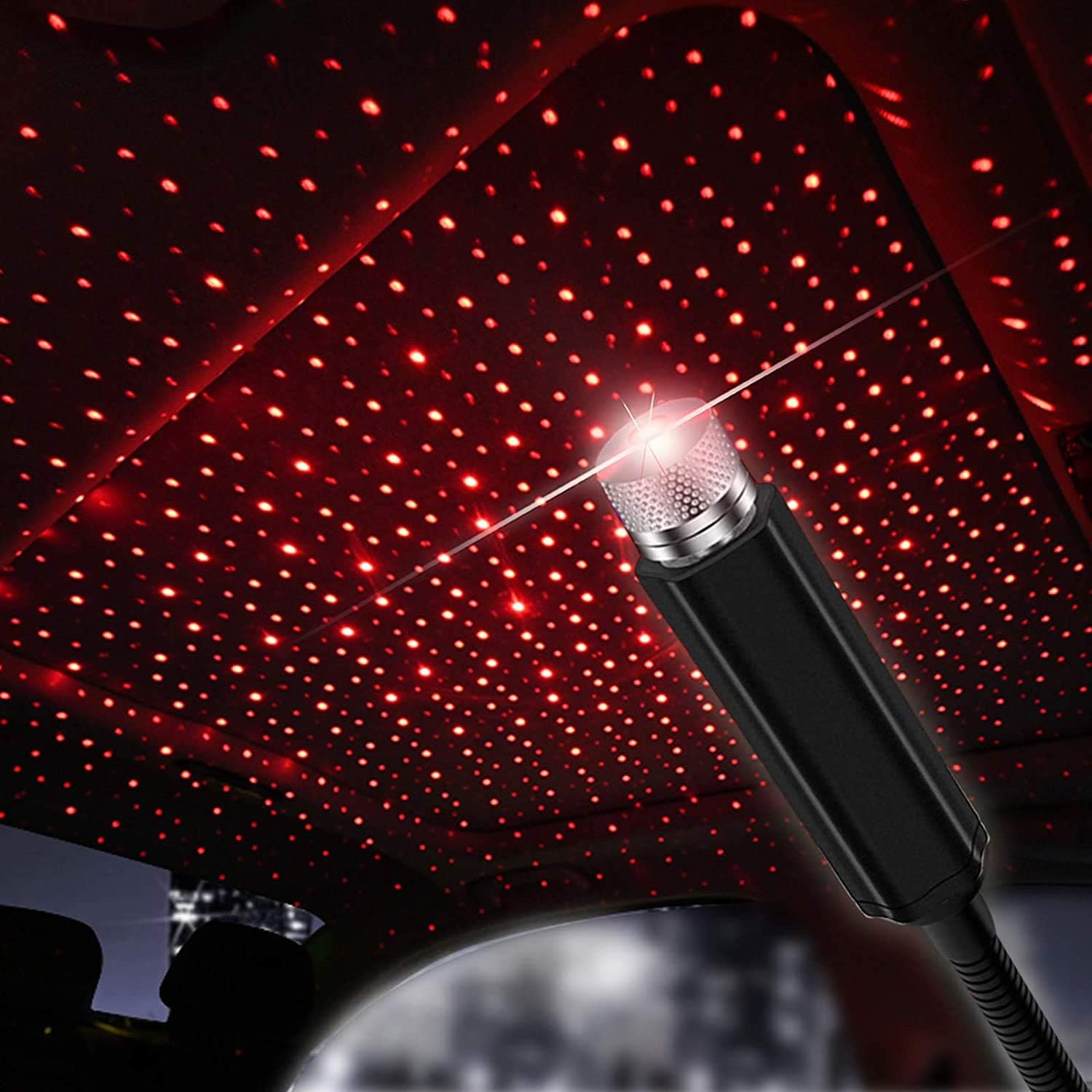 USB Star Light, Romantic Auto Roof Star Projector Night Light