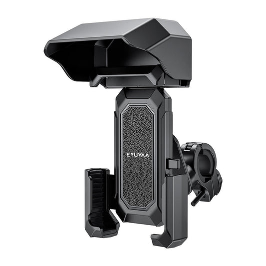 EYUVAA Mobile Phone Holder for Bike Handlebar, Adjustable 360° Rotation Phone Mount, Heavy-Duty Anti-Shakeproof Mobile Stand for Bicycle, Motorcycle, Scooters