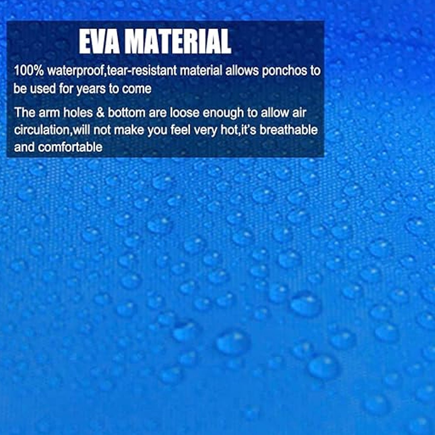 EYUVAA  Waterproof Raincoat for Men & Women| Comfortable Rain Jacket with Hood for Adults| lightweight and Reusable Eva raincoat for Camping & All Weather(Random Colour)