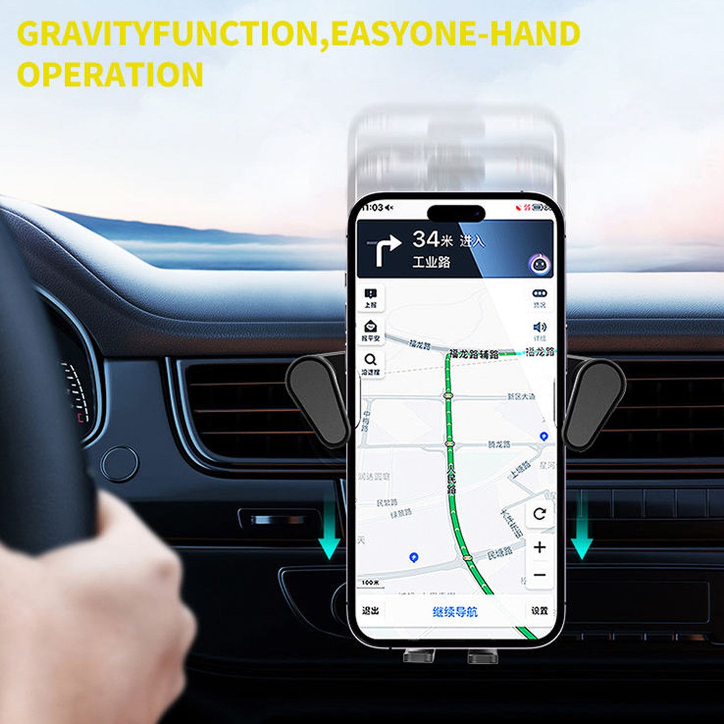 EYUVAA Adjustable Car Mobile Holder|360° Rotating Phone Stand for Dashboard & Windshield with Strong Suction Cup & Secure Grip| Compatible with 4 to 7 inches Smartphones