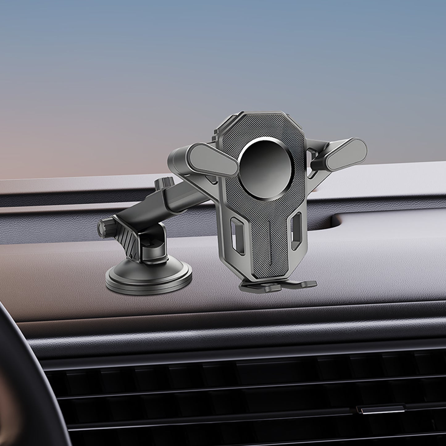 EYUVAA Adjustable Car Mobile Holder|360° Rotating Phone Stand for Dashboard & Windshield with Strong Suction Cup & Secure Grip| Compatible with 4 to 7 inches Smartphones