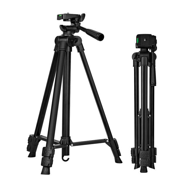 EYUVAA Tripod Stand with Remote & 360° Rotation Phone Holder Mount| Aluminium Alloy with Extend Upto 51Inch/ 130CM Adjustable Height| Tripod Stand for Mobile, Video Camera & Ring Lights