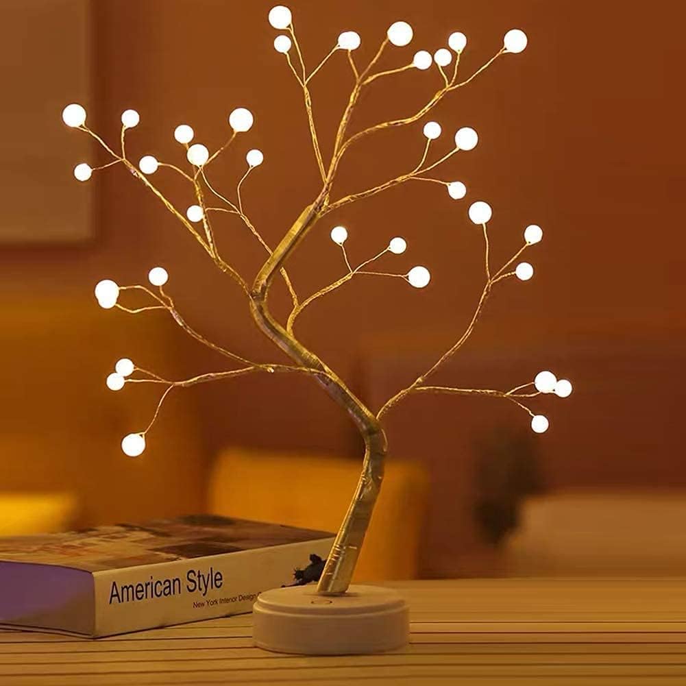 36 Ball Shape LED tree Lamp USB and Battery Powered for Lighting Artificial Tree Lamp