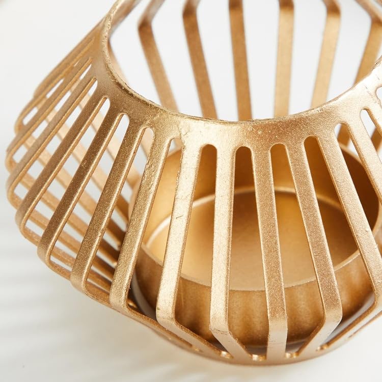 EYUVAA  Metal Tealight Candle Holder, Elegant and Durable Decorative Stand for Pillar and Votive Candles, Diwali Decoration Tea Light Holder for Home Decor & Gifting Iteam