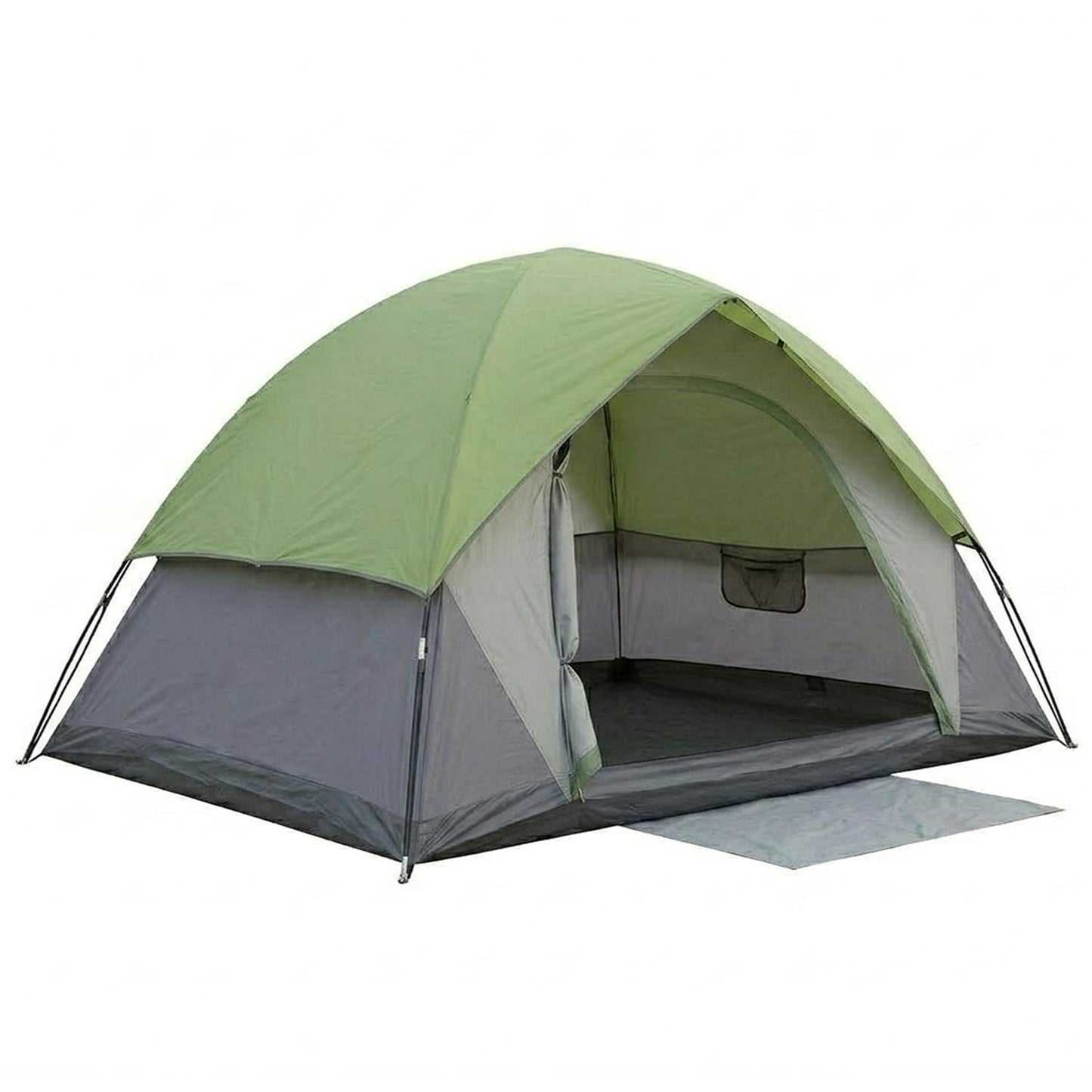 EYUVAA Foldable Camping Tent| Double-Layer Waterproof Outdoor Dome Tent with Carry Bag | Portable & Breathable Tent for Trekking, Hiking, Beach & Travel
