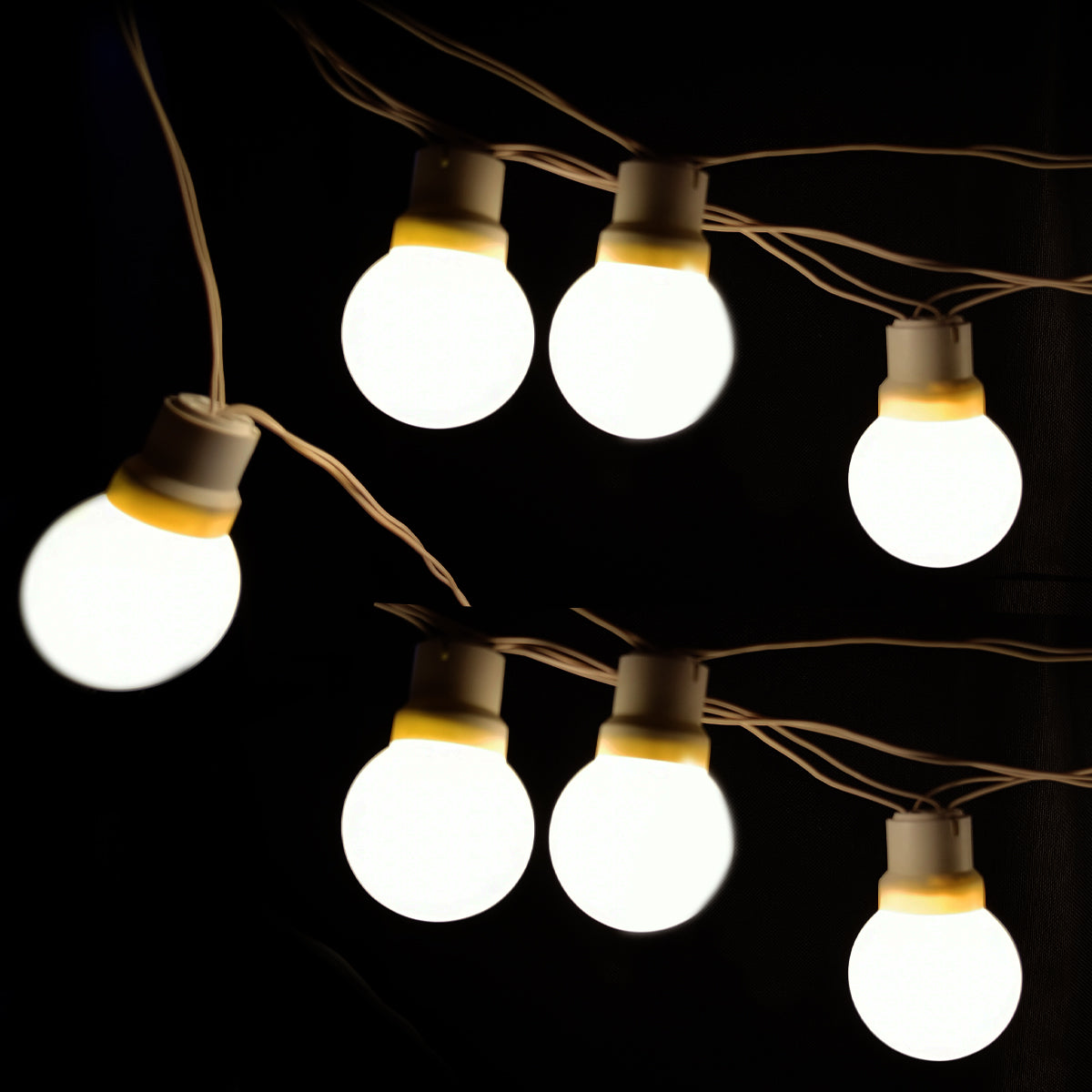 20 LED Shatterproof Bulb String Light, Waterproof Indoor Outdoor Lights for Home Decoration(22 Feet)