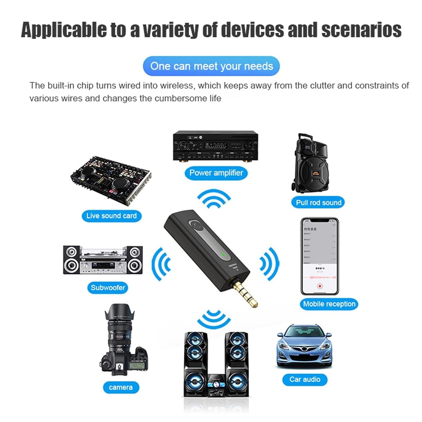 CHAMPKIA K-35 Dual Wireless Collar Mic 3.5mm Plug & Play Lavalier Microphone for DSLR, YouTube, Interview, Vlogging & Live Streaming