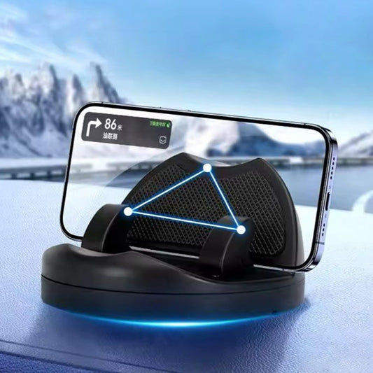 EYUVAA Universal Phone Holder for Dashboard | 360° Rotatable Car Mobile Holder| Phone Mount for Car Dashboard | Adjustable Stand for Portrait & Landscape Viewing