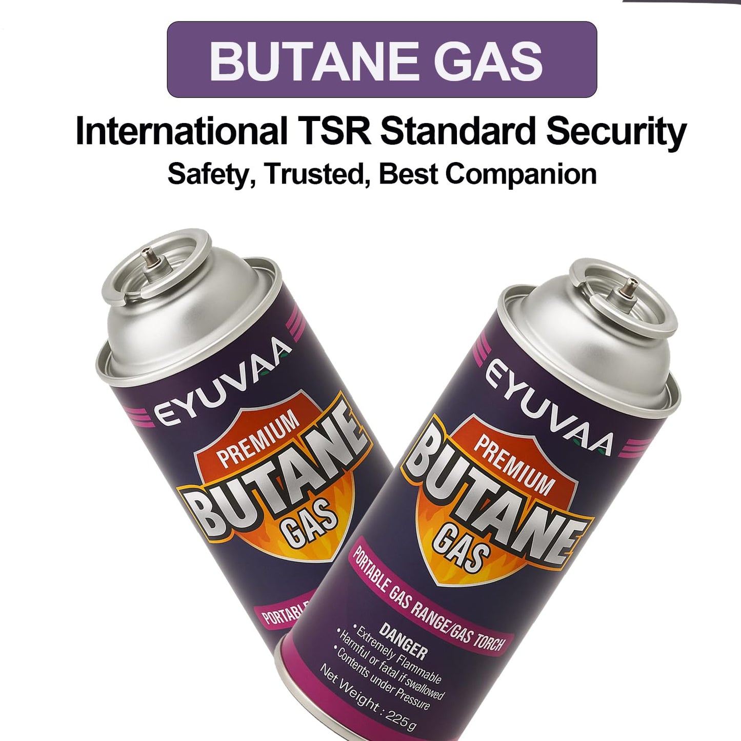 EYUVAA Alloy Steel  Portable Butane Gas Refill Fuel Can,Premium Liquefied Fuel For Outdoor Camping Butane Gas Canisters For Stoves.