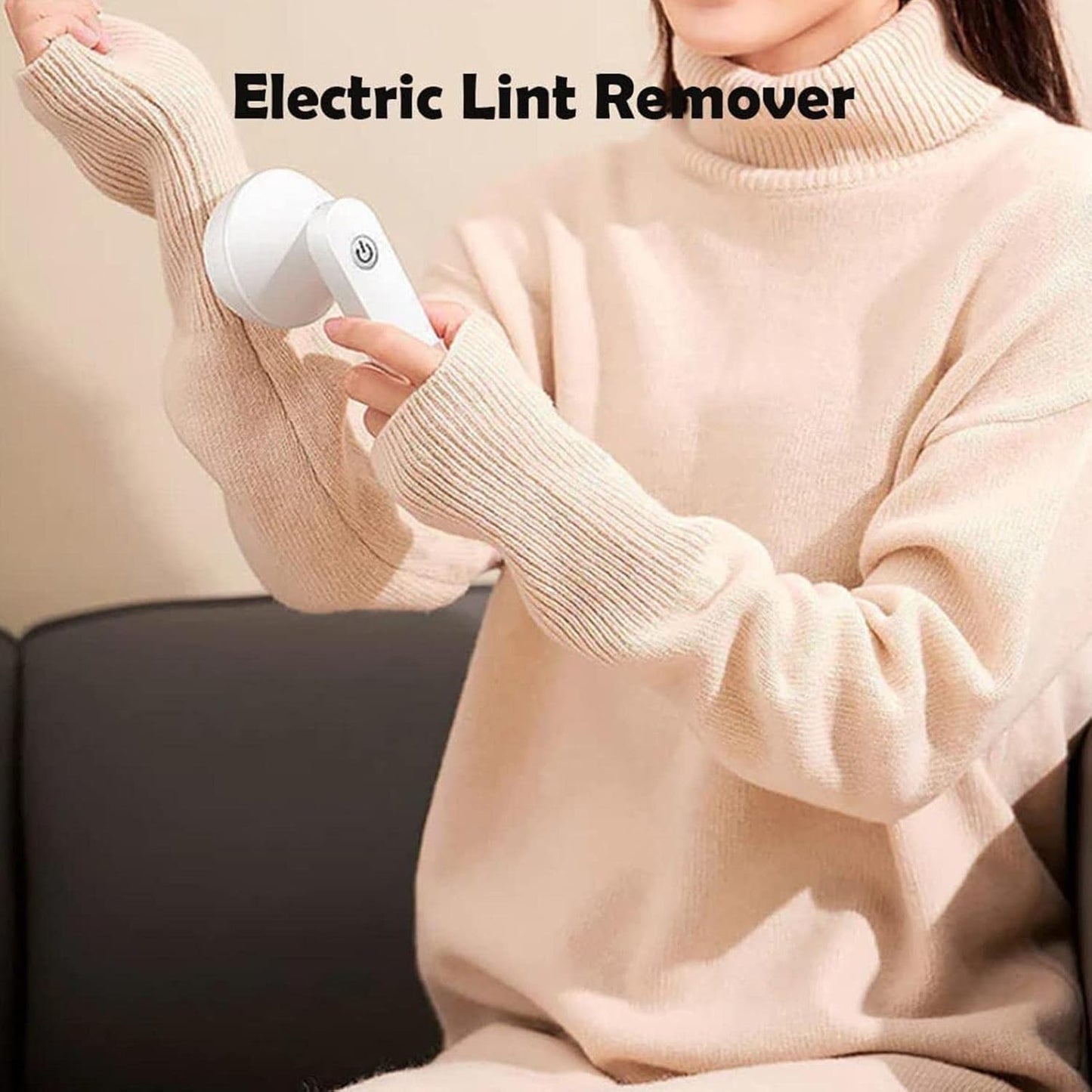 Portable 6 Blade USB Rechargeable Lint Remover, Fabric Shaver for Woolen Sweaters, Pill & Tint Remover from Carpets, Clothes, and Sofa