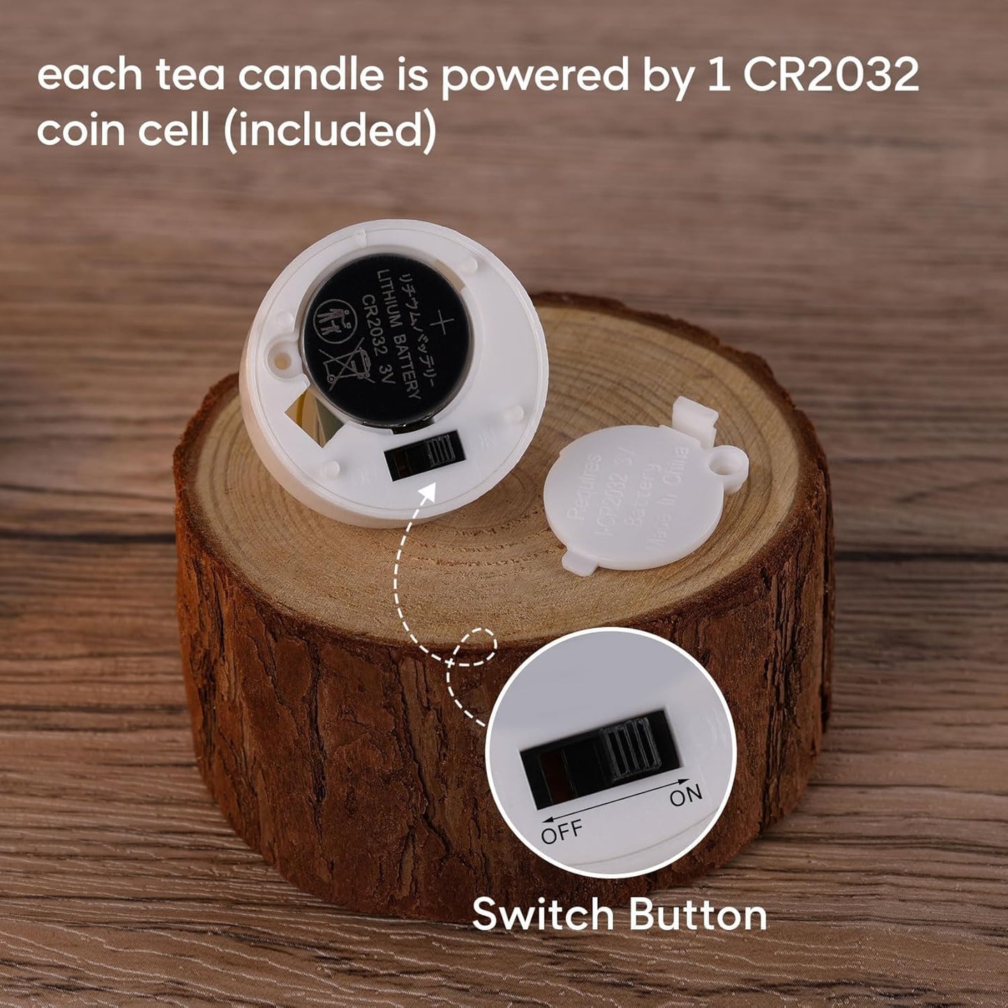 EYUVAA Premium LED Flameless Tea Light Candles, Battery Operated & Flameless Tealights, Smokeless Decorative Lights for Diwali, Wedding, Festive & Home Décor