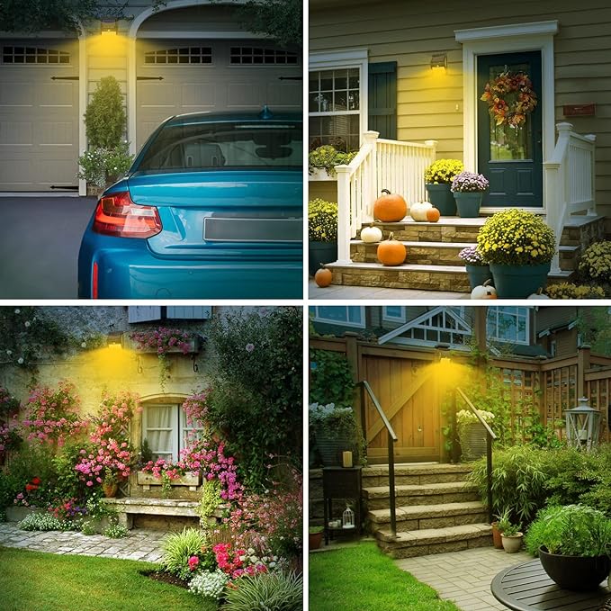 Solar Motion Sensor Light 20 Led, Weatherproof for Driveway Garden Path Yard Outdoor, Home Decoration (Pack of 2)