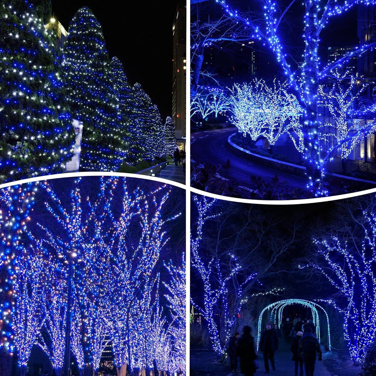 50 Meter still 250 LED String Lights for Home Decoration,Outdoor Indoor Waterproof Decoration Fairy Lights (Blue)