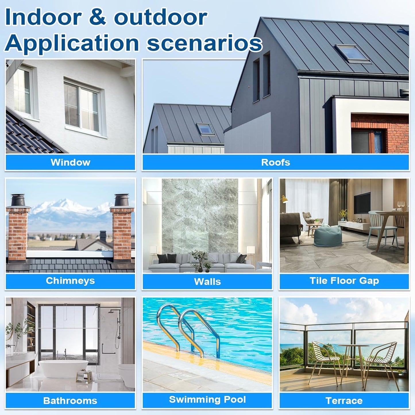 EYUVAA Waterproof Crack Seal Agent with Brush, Transparent Waterproof Glue for Leakage, Invisible Roof Waterproofing Leak Repair Adhesive Solution for Walls, Tiles, Pipes & Gaps