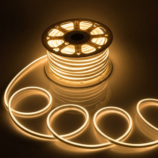 DECOVAA 40 Meter COB Rope Light| 240 LEDs Per Metre Waterproof LED Neon Light for Decoration| Flexible Silicone Strip Light for Bedroom, False Ceiling, Mirror, Wall & Outdoor Décor