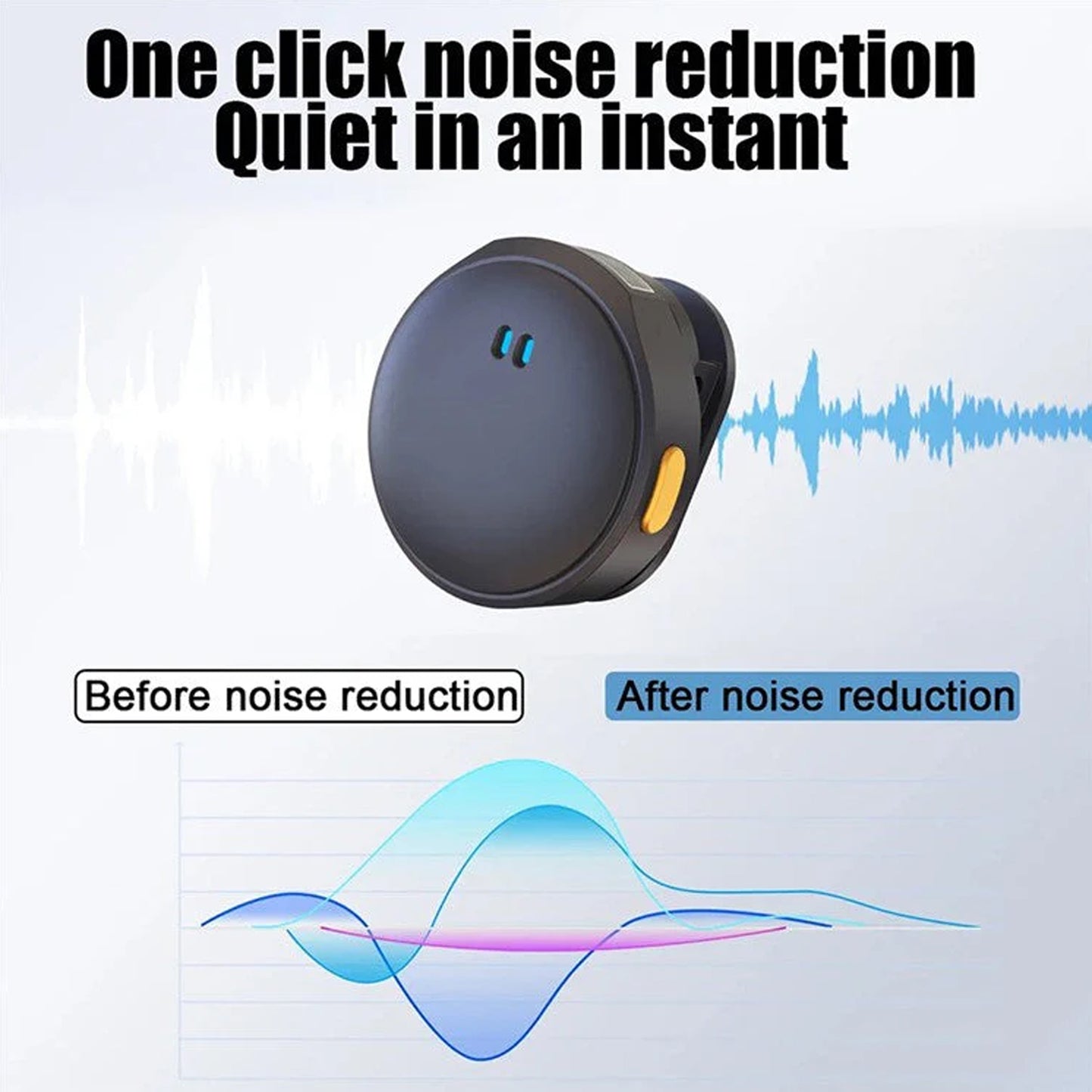 CHAMPKIA Q-8 Dual Wireless Lavalier Microphone with Charging Case | Ultra-Light 2.4G Collar Mic for all Smartphones | Noise Cancellation, Magnetic Clip, Ideal for YouTube, Vlogging, Interviews