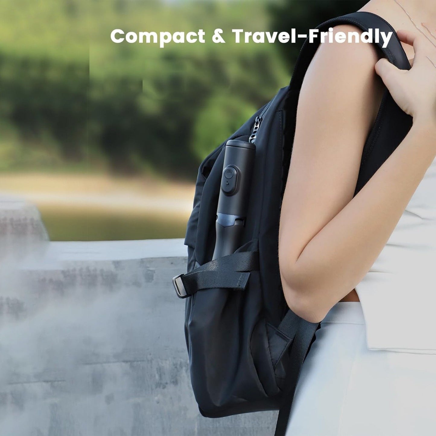 EYUVAA  Selfie Stick Tripod with Remote, 360° Degree Rotation with LED Light, Compact & Extendable Upto 180 cm/5.9 Feet, Tripod Stand for Travel, Vlogging, Compatible with All Smartphones