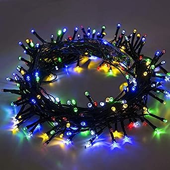 EYUVAA Fairy String  light  (Multicolor, 20 Meter) 72 LED Waterproof Changing with 8 Modes 5mm Light Lamp for Diwali Decoration