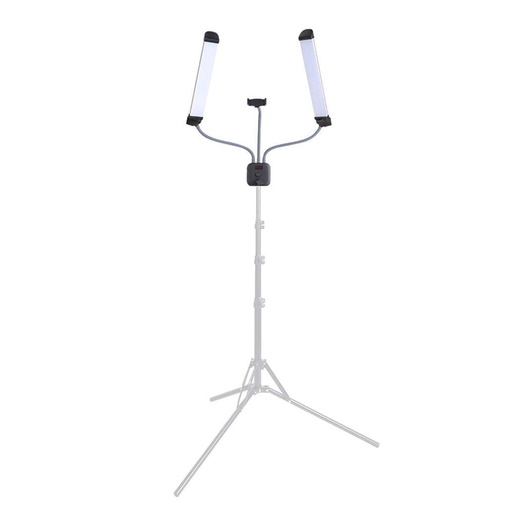 Eyuvaa 45W Double Arm LED Fill Selfie Light with 70″ Stand Photography Makeup Studio Kit