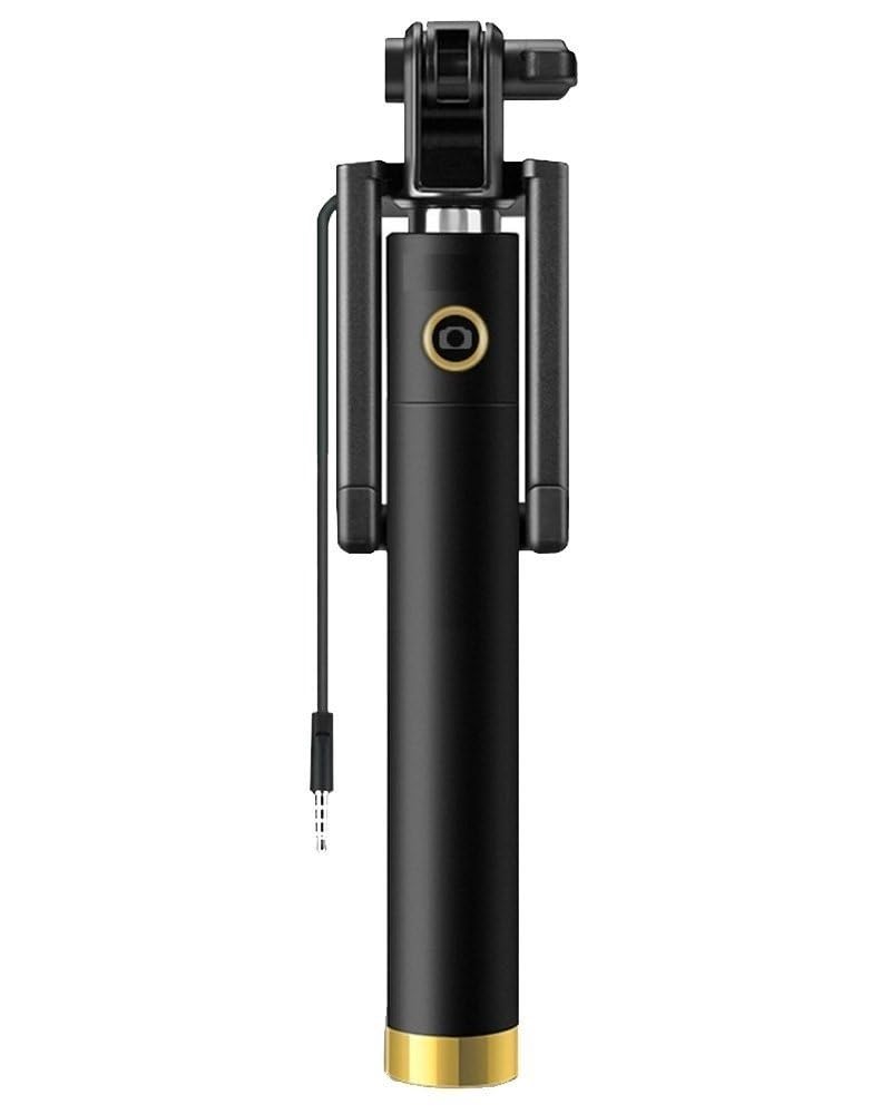 Eyuvaa Portable Compact Wired Selfie Stick for all Smartphones