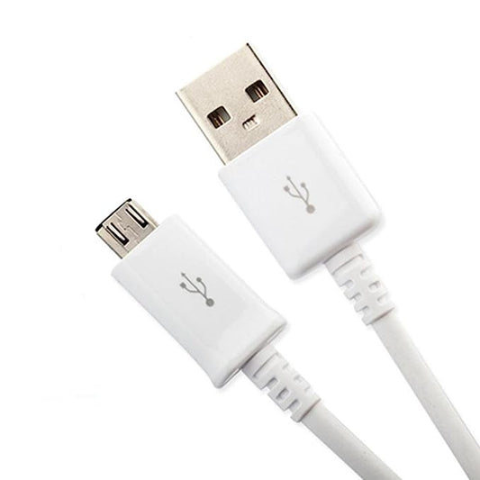 Micro USB V8 Data Cable | 3A Fast Charging Cable (1 Meter, White)