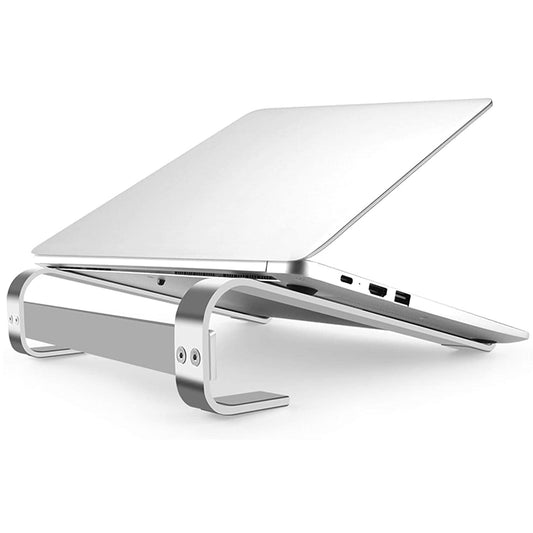 EYUVAA Aluminum Laptop Stand Anti-Slip Laptop Riser Stand for Compatible with All Laptops (Silver)