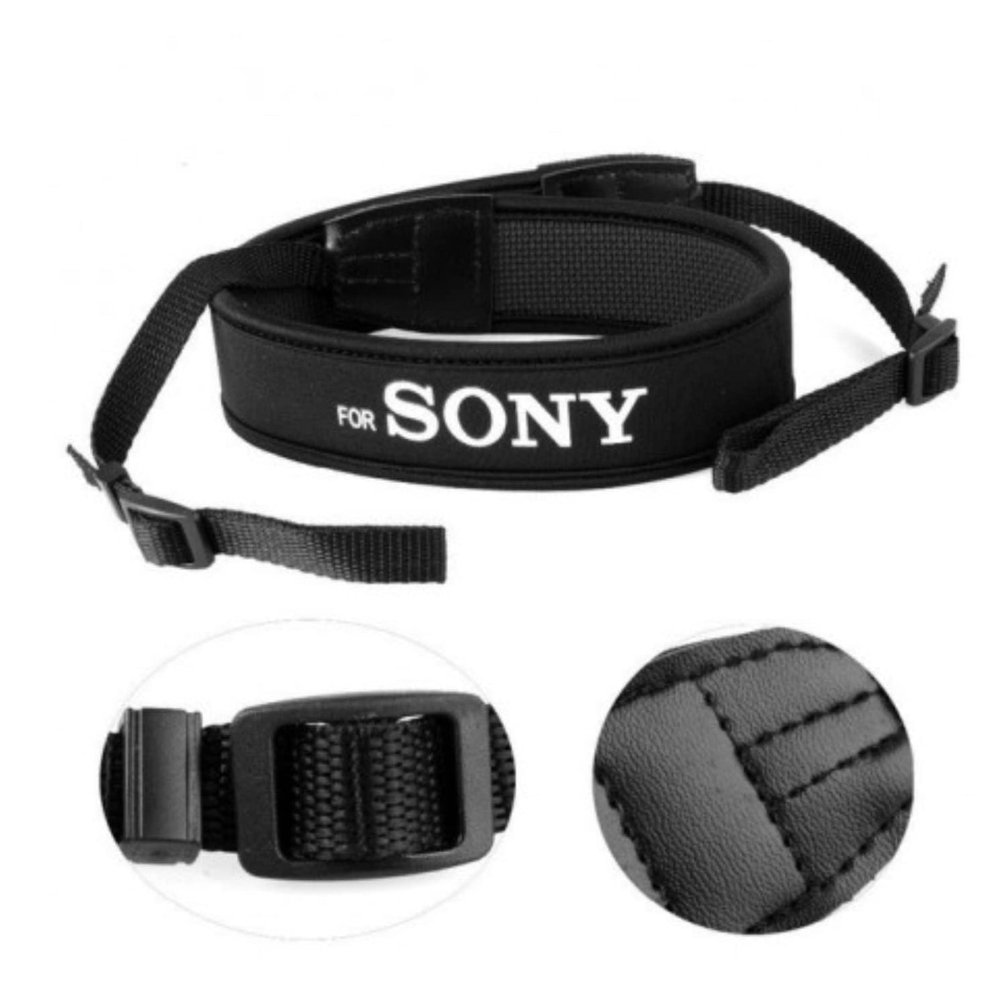 Sony Camera Belt Neck,Shoulder Elastic Strap Belt for All Series DSLR, SLR Cameras Work microfiber cloth