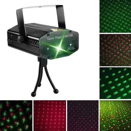 Multicolor RGB Laser Party Lights Projector Stage Lights Diwali Lights for Decoration Party Home Show Birthday Wedding Holiday
