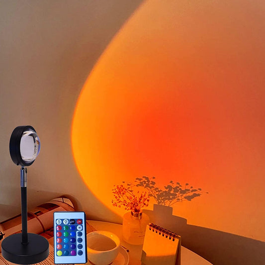 Sunset Lamp with Remote Color Changing Projection Light (USB Operated)