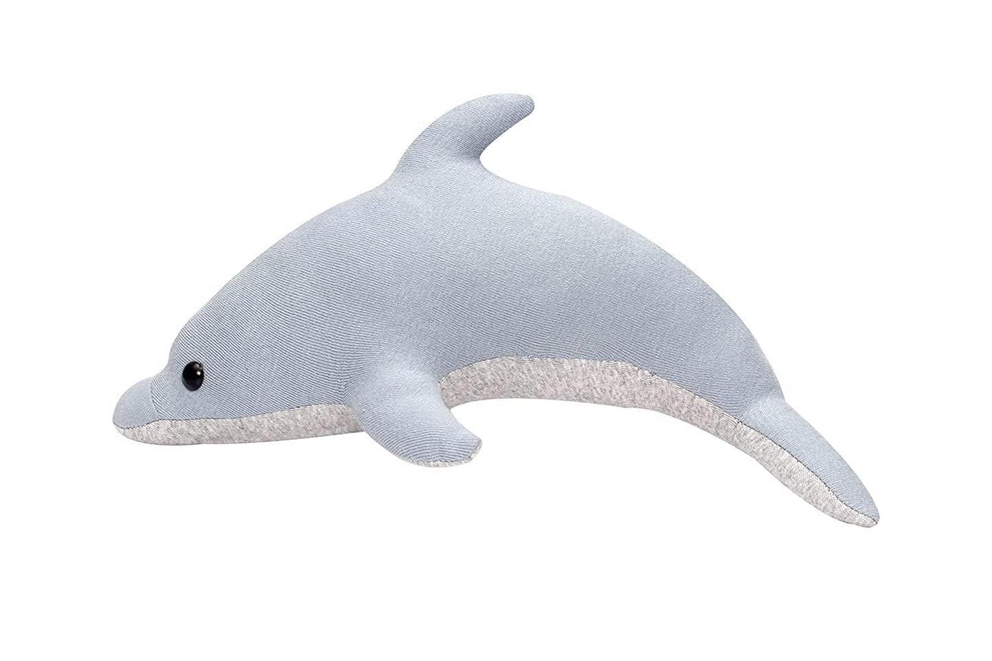 Dolphin Stuffed Animals Soft Toy with Cute Black Eyes for Kids (Blue)