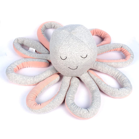 18 inches Octopus Plush Soft Toys for Kids (Pink Gray)
