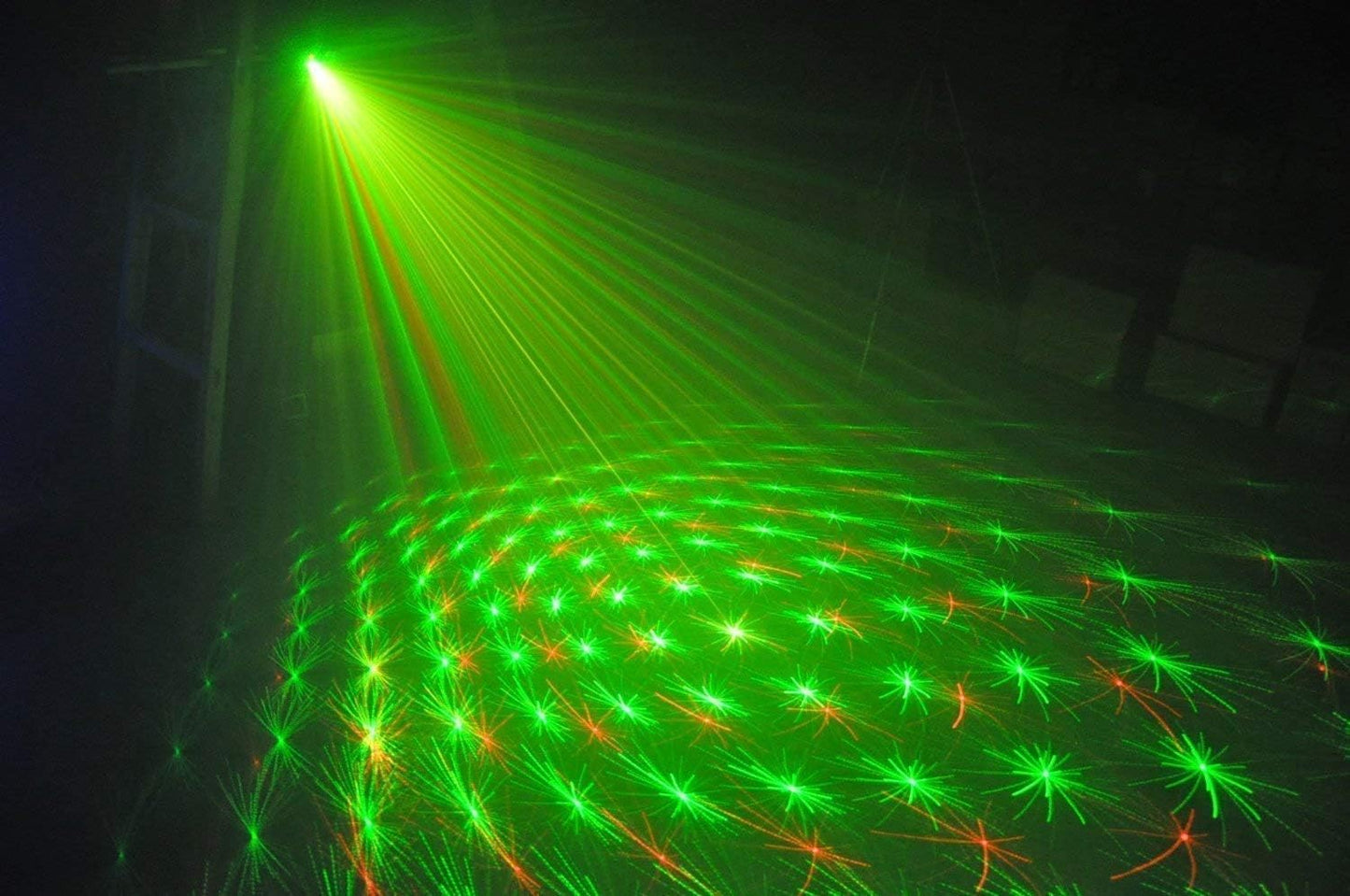 Mini Laser Light LED Multicolor RGB Stage Lighting with Mini Tripod Stand (Black)