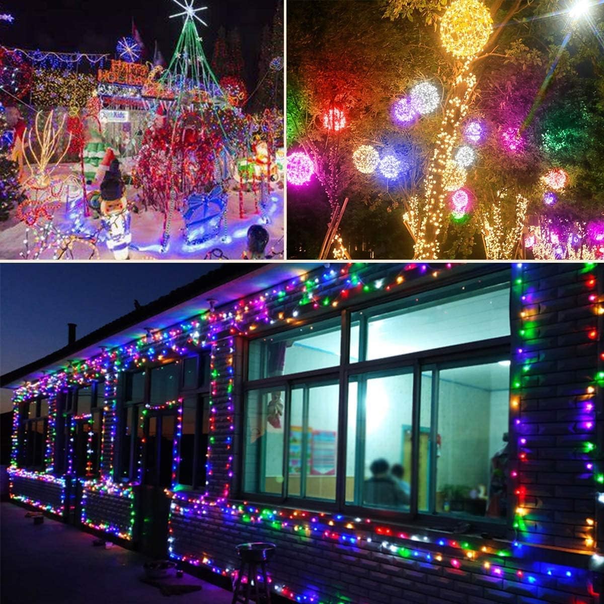 EYUVAA Premium 600 LED 100 Meter String Lights for Decoration, Waterproof Indoor Outdoor 8 Modes Fairy Lights for Patio Wall Party Wedding Diwali Decoration Lights (Multi-Color)