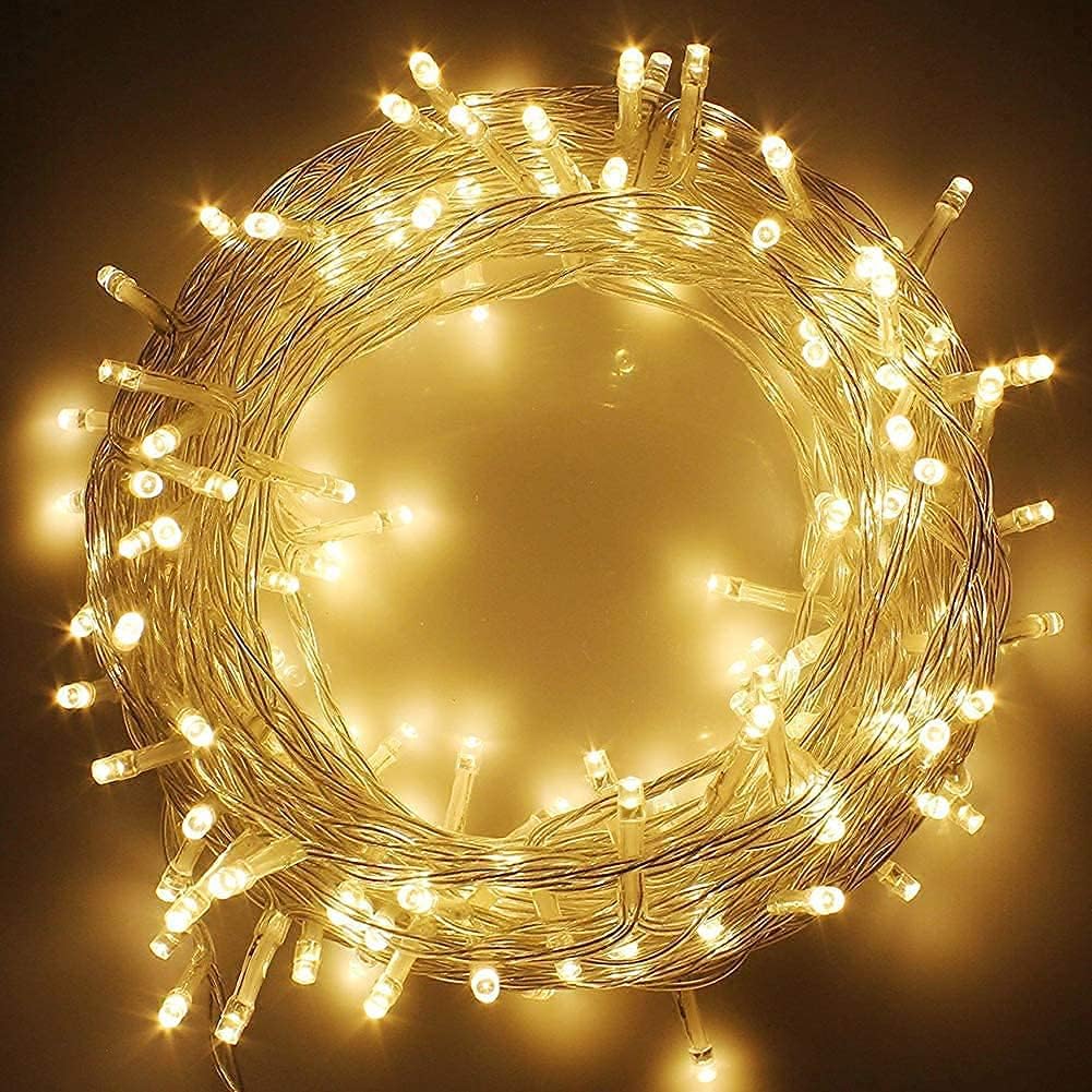 30m LED Bulbs String Lights for Home Decoration Waterproof Outdoor (Warm White)